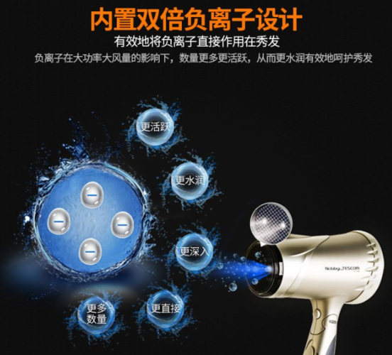 水潤(rùn)防靜電！深度體驗(yàn)Tescom負(fù)離子電吹風(fēng)NTID38，告別毛躁不是夢(mèng)
